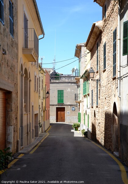 Narrow streets of Alcudia. Majorca Picture Board by Paulina Sator