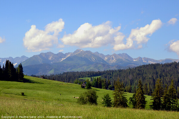 Tatra Mountains panorama. Poland Picture Board by Paulina Sator