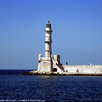 Buy canvas prints of Lighthouse in Chania, Greece by Paulina Sator