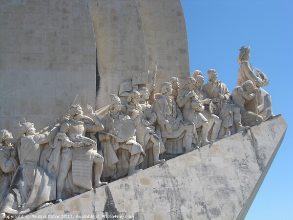 The Early Navigators on the Monument. Lisbon Picture Board by Paulina Sator
