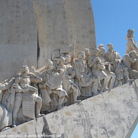 Buy canvas prints of The Early Navigators on the Monument. Lisbon by Paulina Sator