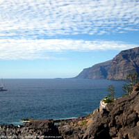 Buy canvas prints of The cliffs at Los Gigantes. Tenerife, Spain by Paulina Sator