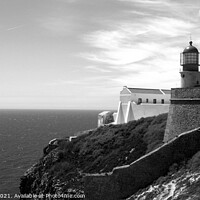 Buy canvas prints of Lighthouse at the Cape St. Vincent. Algarve by Paulina Sator