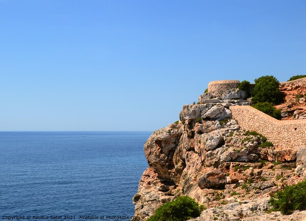 Rocky coast of Majorca Picture Board by Paulina Sator