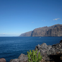 Buy canvas prints of Los Gigantes cliffs, Tenerife by Paulina Sator
