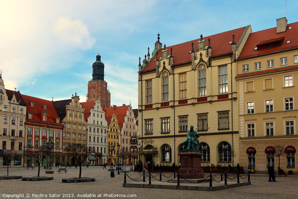 Wroclaw, Poland. Market Square  Picture Board by Paulina Sator