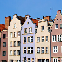 Buy canvas prints of Colorful houses - Gdansk, Poland     by Paulina Sator
