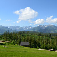 Buy canvas prints of Tatra Mountains panorama by Paulina Sator
