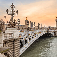 Buy canvas prints of Pont Alexandre in Paris  by Paolo Cordoni