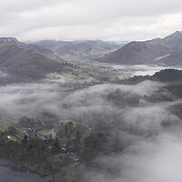 Buy canvas prints of Newlands Valley and Catbells on a winters morning by Sonny Ryse