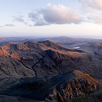 Buy canvas prints of Great gable and Scafell Pike Aerial Lake District by Sonny Ryse