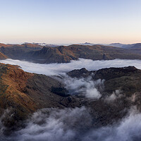 Buy canvas prints of Langdale Cloud Inversion Lake District 1 by Sonny Ryse