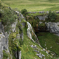 Buy canvas prints of Yorskhire Dales waterfall by Sonny Ryse