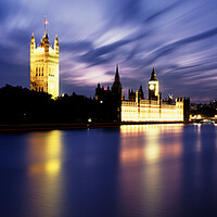 Buy canvas prints of Vertical Panorama of Big ben and the Houses of Parliament by Sonny Ryse