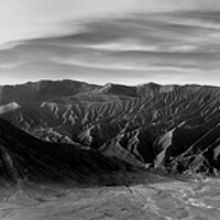 Buy canvas prints of Mount Bromo sunrise mist indonesia black and white by Sonny Ryse