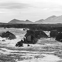 Buy canvas prints of Dingle Peninsula black and white ireland by Sonny Ryse