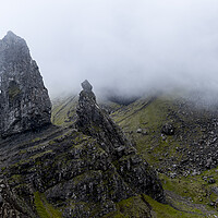 Buy canvas prints of Old Man of Storr in the mist Isle of Skye Scotland 2 by Sonny Ryse