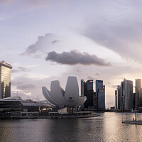 Buy canvas prints of Singapore Marina Bay at sunset by Sonny Ryse