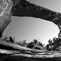 Buy canvas prints of Natural Bridge Arches National Park USA by Sonny Ryse