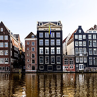 Buy canvas prints of Dancing houses amsterdam natherlands by Sonny Ryse