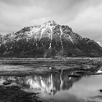 Buy canvas prints of Kangerurtinden mountain Stamsund Vestvagoya Norway by Sonny Ryse
