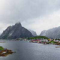 Buy canvas prints of Reine Reinefjorden Viewpoint Lofoten Islands by Sonny Ryse