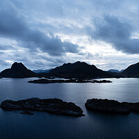 Buy canvas prints of Ureberget Lofoten Islands by Sonny Ryse
