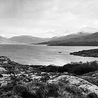 Buy canvas prints of Beinn Alligin Liathach Torridon-loch-and-mountains-highlands-sco by Sonny Ryse