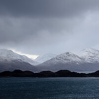 Buy canvas prints of Loch Torridon Rain Storm Scottish Highlands by Sonny Ryse