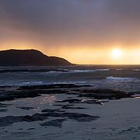 Buy canvas prints of Sanna Bay Beach Ardnamurchan peninsula sunset scotland by Sonny Ryse