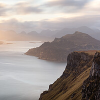 Buy canvas prints of Sithean Bhealaich Chumhaing and Ben Tianavaig Trotternish Isle o by Sonny Ryse