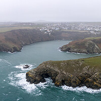 Buy canvas prints of Solva Aerial Pembrokeshire Coast Wales by Sonny Ryse
