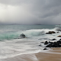 Buy canvas prints of Bagh Steinigidh Little beach Outer Hebrides by Sonny Ryse