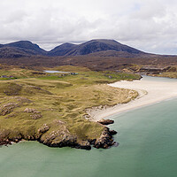 Buy canvas prints of Isle of Lewis Coast Aerial Outer Hebrides by Sonny Ryse