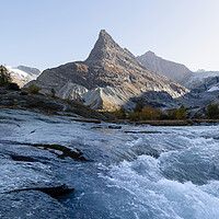 Buy canvas prints of Ferpecle Glacier Val d'Hérens valley Pennine Alps Switzerland  by Sonny Ryse