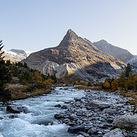 Buy canvas prints of Ferpecle Glacier Val d'Hérens valley Pennine Alps Switzerland by Sonny Ryse