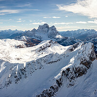 Buy canvas prints of Forcella Giau Passo Giao Italian Dolomites by Sonny Ryse