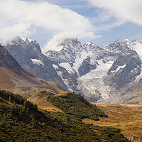 Buy canvas prints of Col du Lautaret La Meije Mountain Ecrins Alps France by Sonny Ryse