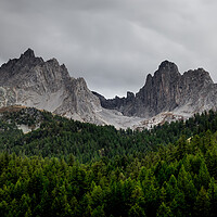 Buy canvas prints of Vallée de la Clarée Massif des Cerces French Alps panormic a by Sonny Ryse