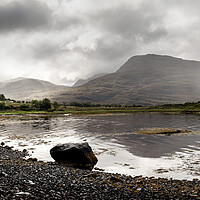 Buy canvas prints of Torridon Village and Loch Scottish Highlands by Sonny Ryse
