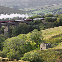 Buy canvas prints of The Dalesman train yorkshire dent viaduct by Sonny Ryse