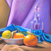 Buy canvas prints of Still life with lemon and tangerines by Andrea Danti
