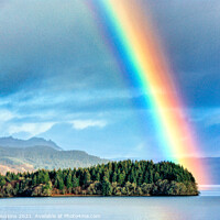 Buy canvas prints of Rainbows End. Loch Awe, Scotland by Wall Art by Craig Cusins