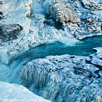 Buy canvas prints of Frozen Waterfall by Wall Art by Craig Cusins