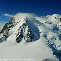 Buy canvas prints of Mont Blanc Mountain by Wall Art by Craig Cusins