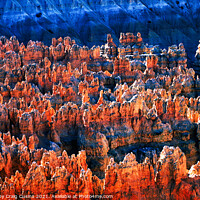 Buy canvas prints of Orange and Blue Landscape by Wall Art by Craig Cusins