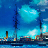 Buy canvas prints of HMS Discovery in Dundee  by Wall Art by Craig Cusins