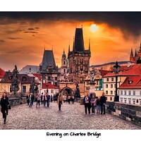 Buy canvas prints of Charles Bridge Prague by Wall Art by Craig Cusins