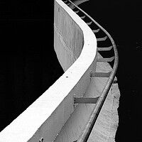 Buy canvas prints of Oscar Niemeyer Museum - Handrail by Joao Carlos E. Filho