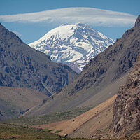 Buy canvas prints of Aconcagua in the background by Joao Carlos E. Filho